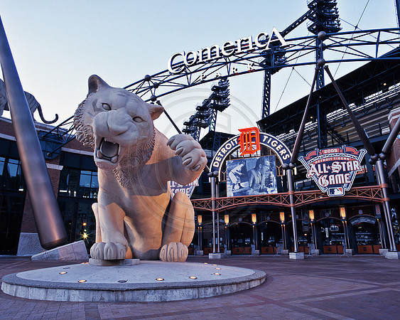 Comerica Park at Dusk
